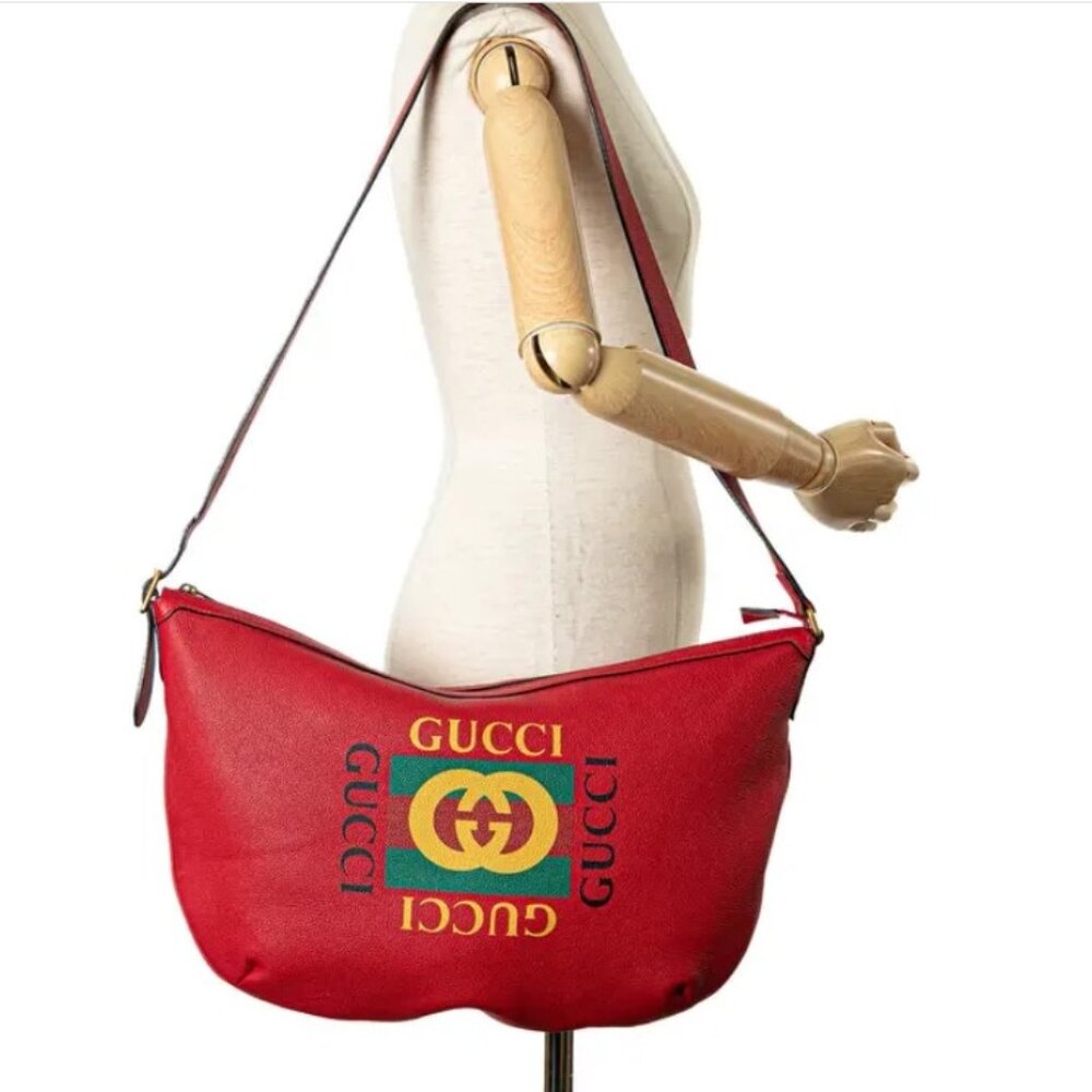 GUCCI Logo Hobo Bag